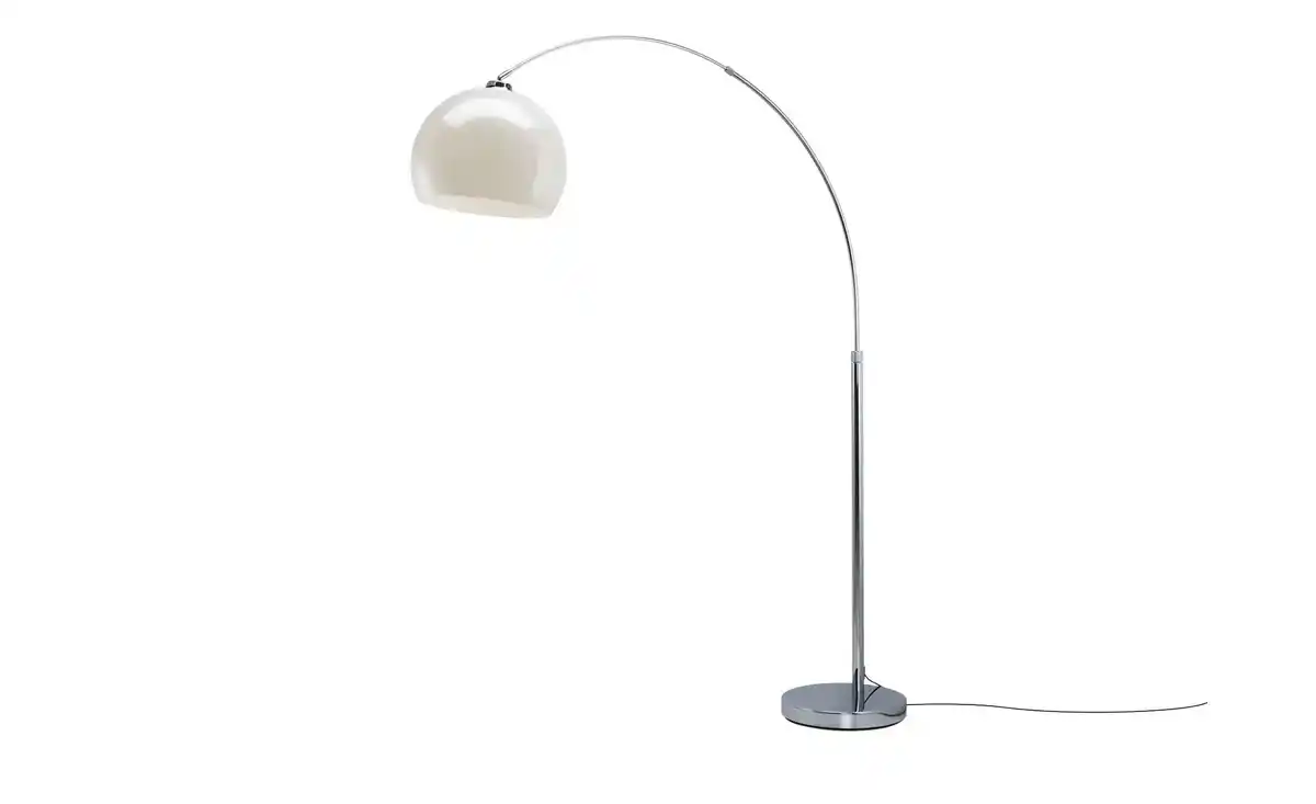 Bild 1 von KHG Bogenleuchte  1-flammig  Schirm weiß   ¦ Maße (cm): H: 215  Ø: 38.0 Sale > Lampen-Sale - Möbel Kraft