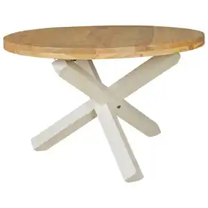 Mid.you Esstisch, Akazie, Holz, Akazie, massiv, rund, Stativgestell, 120x75x120 cm, Esszimmer, Tische, Esstische