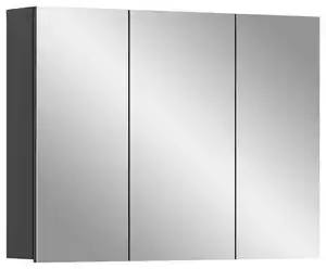 Spiegelschrank Soft ca. 80x60x15 cm Grau