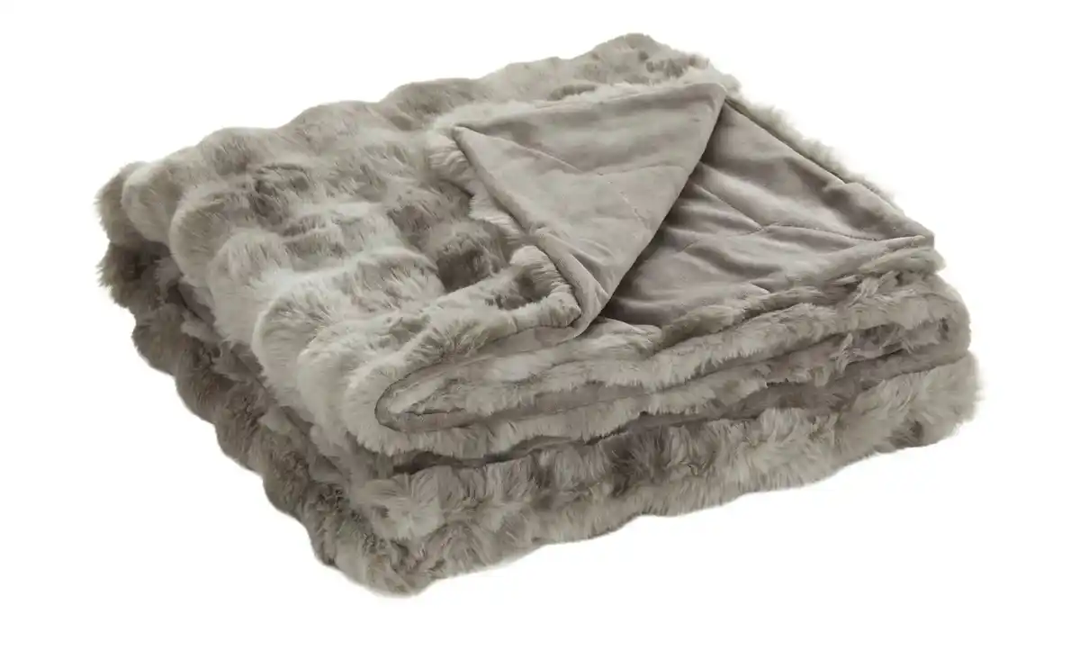 Bild 1 von bugatti Felldecke  Bubble ¦ grau ¦ Synthetik ¦ Maße (cm): B: 150 Heimtextilien > Kuscheldecken - Möbel Kraft