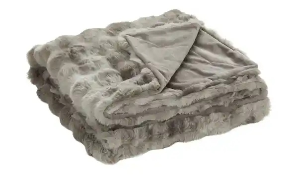 Bild 1 von bugatti Felldecke  Bubble ¦ grau ¦ Synthetik ¦ Maße (cm): B: 150 Heimtextilien > Kuscheldecken - Möbel Kraft