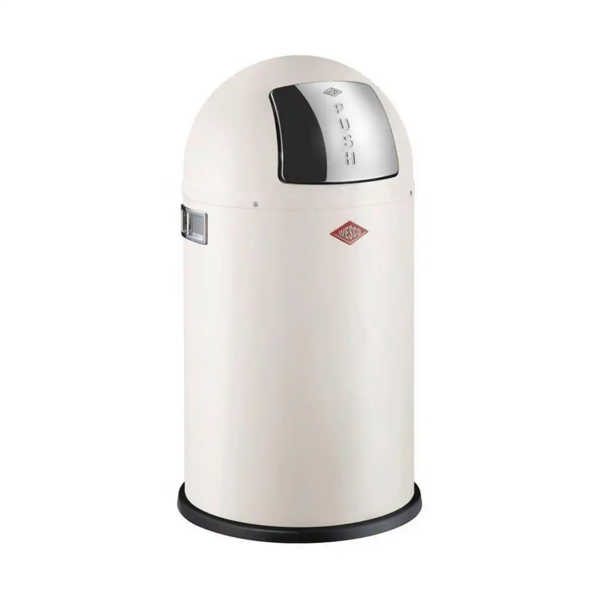 Bild 1 von Wesco Abfallsammler Pushboy Junior, Edelstahl, Sand, Metall, Kunststoff, 22 L, 63 cm, Küchen, Küchenausstattung, Mülleimer