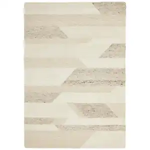 Linea Natura Wollteppich, Beige, Textil, Abstraktes, rechteckig, 130x190 cm, pflegeleicht, Teppiche & Böden, Teppiche, Naturteppiche