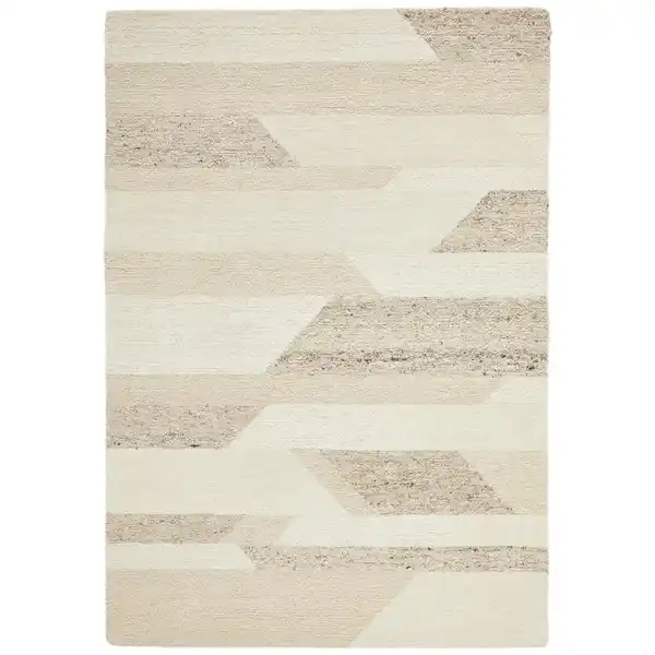 Bild 1 von Linea Natura Wollteppich, Beige, Textil, Abstraktes, rechteckig, 130x190 cm, pflegeleicht, Teppiche & Böden, Teppiche, Naturteppiche