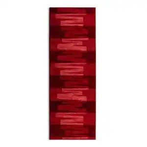 Floordirekt Läufer Via Veneto, Rot, Textil, Uni, rechteckig, 80x400 cm, pflegeleicht, Teppiche & Böden, Teppiche, Teppichläufer