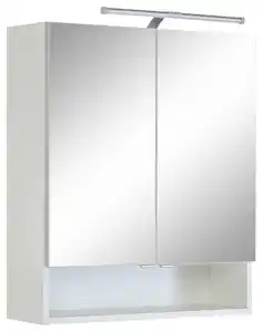 Spiegelschrank Riga 2-türig ca. 60x71x20 cm, Weiß