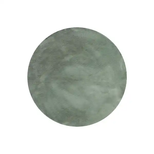 Bild 1 von Esprit Hochflorteppich Esp-4377-12, Salbeigrün, Textil, Uni, rund, Oeko-Tex® Standard 100, strapazierfähig, Teppiche & Böden, Teppiche, Hochflorteppiche & Shaggys
