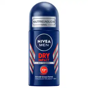 NIVEA Men Deo Roll-On Dry Impact Plus Antitranspirant 50ml