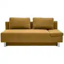 Bild 1 von Novel Schlafsofa Melody, Senfgelb, Textil, 2-Sitzer, Füllung: Schaumstoff, 205x77-93x99 cm, Stoffauswahl, Schlafen auf Sitzhöhe, Armteil rechts, Wohnzimmer, Sofas & Couches, Schlafsofas, Schlafsofa