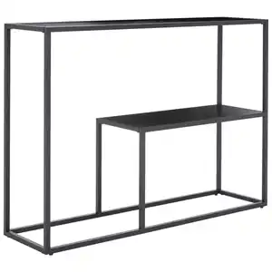 Mid.you Konsolentisch, Schwarz, Metall, Holzwerkstoff, 30x80x110 cm, Wohnzimmer, Wohnzimmertische, Konsolentische