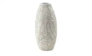 HOME STORY Deko Vase   ¦ weiß ¦ Polyresin (Kunstharz) ¦ Maße (cm): H: 32  Ø: 15.0 Dekoration > Vasen - Möbel Kraft