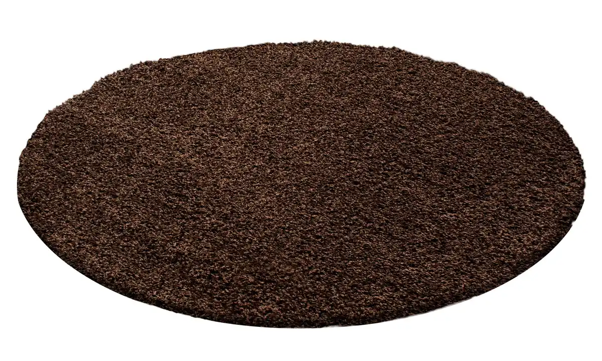 Bild 1 von Hochflorteppich Life Brown Braun Ø ca. 120cm, Braun