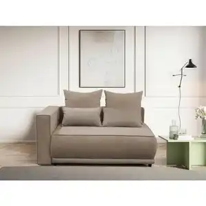 Mid.you Récamiere Iga, Taupe, Textil, Füllung: Schaumstoff, 168x73x99 cm, Made in EU, Wohnzimmer, Sofas & Couches, Sofas, Recamieren