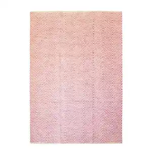 Flachwebeteppich Aperitif 510 Pink, Pink, Textil, Struktur, rechteckig, 80x150 cm, pflegeleicht, Teppiche & Böden, Teppiche, Webteppiche