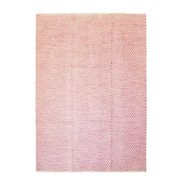 Bild 1 von Flachwebeteppich Aperitif 510 Pink, Pink, Textil, Struktur, rechteckig, 80x150 cm, pflegeleicht, Teppiche & Böden, Teppiche, Webteppiche