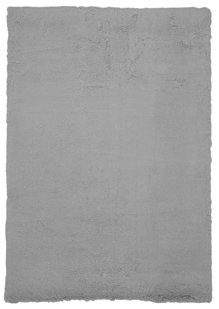 Bild 1 von Webteppich Fuzzy 1 in Grau ca. 80x150cm, Grau