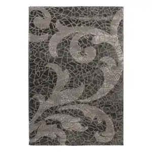 Obsession Flachwebeteppich My Frisco, Anthrazit, Textil, Ornament, rechteckig, 200x290 cm, Oeko-Tex® Standard 100, für Fußbodenheizung geeignet, Teppiche & Böden, Teppiche, Moderne Teppiche