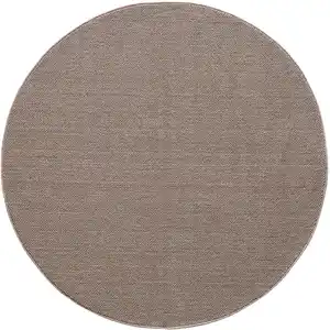 Webteppich Loom Braun Ø ca. 200cm, Braun