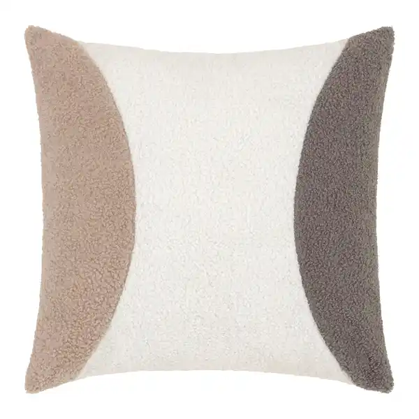 Bild 1 von Zierkissen Anna Grau/Naturfarben ca. 45x45cm, Grau, Naturfarben, Beige