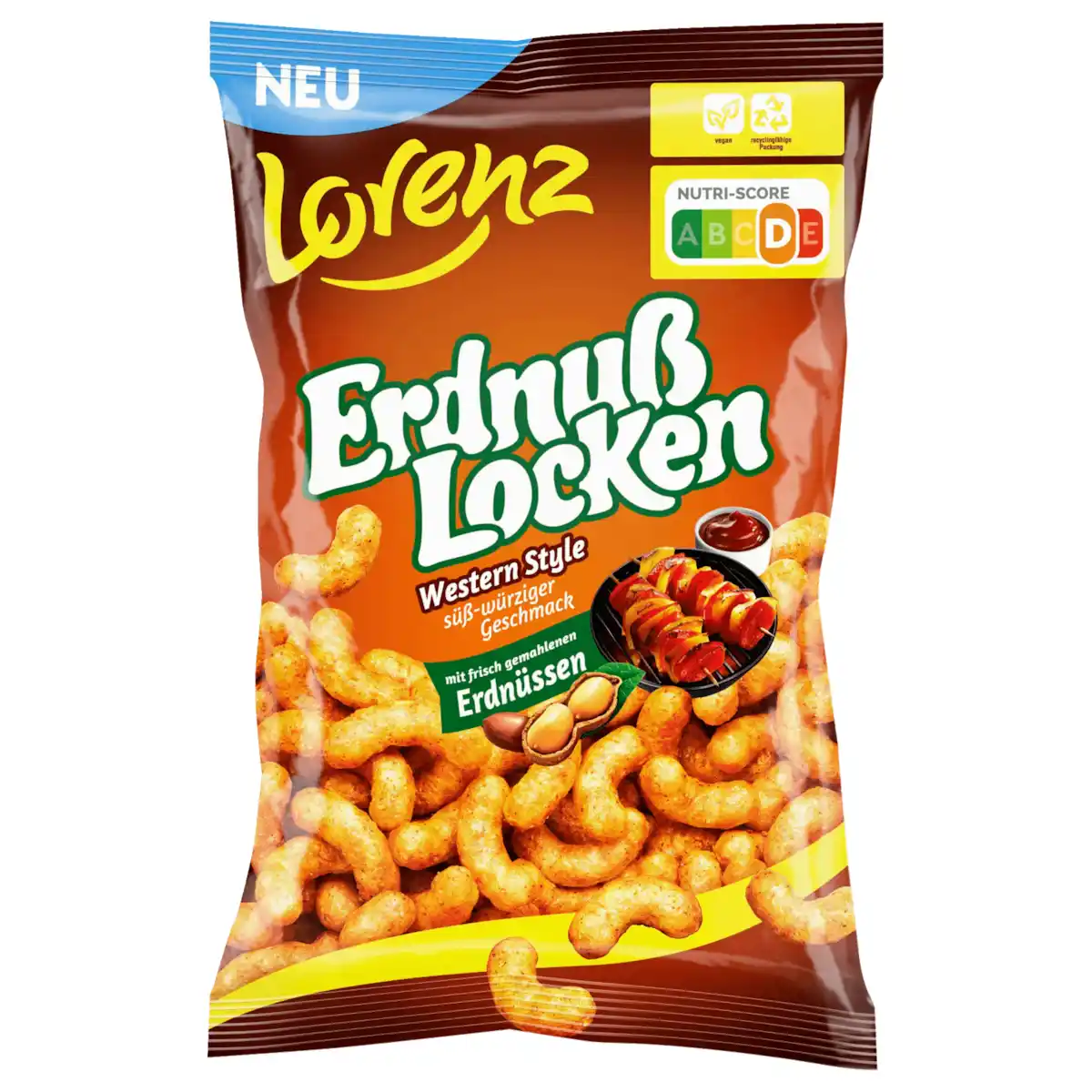 Bild 1 von Lorenz Erdnuss Locken Western Style 150g