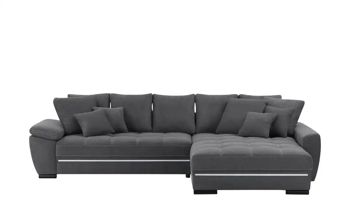 Bild 1 von bobb Ecksofa  Fancy-LED ¦ grau ¦ Maße (cm): B: 323 H: 92 T: 222.0 Polstermöbel > Sofas > Ecksofas - Möbel Kraft