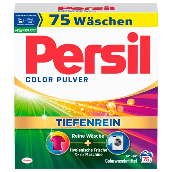 Bild 1 von Persil Colorwaschmittel Pulver 4,5kg 75WL