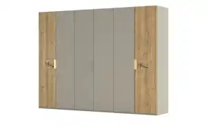 Wohnwert Drehtürenschrank teilmassiv  ¦ beige ¦ Maße (cm): B: 301 H: 223 T: 61.0 Schränke > Kleiderschränke > Drehtürenschränke - Möbel Kraft