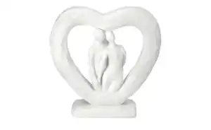 HOME STORY Dekoobjekt Herz   ¦ weiß ¦ Polyresin (Kunstharz) ¦ Maße (cm): B: 21,5 H: 21,5 T: 6.5 Dekoration > Dekoartikel - Möbel Kraft