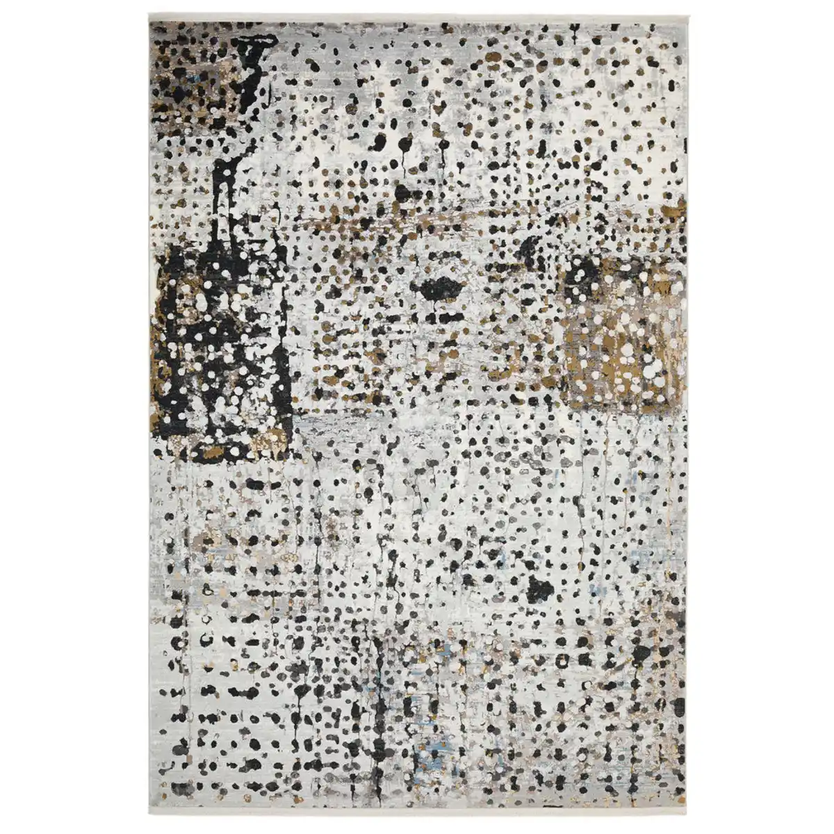 Bild 1 von Musterring Webteppich Colorado Point, Grau, Mehrfarbig, Hellgrau, Dunkelgrau, Textil, Abstraktes, rechteckig, 140x200 cm, Care & Fair, Oeko-Tex® Standard 100, für Fußbodenheizung geeignet, rutschf