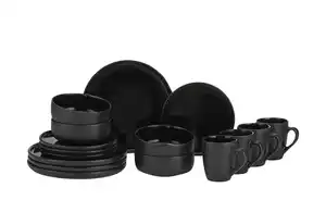 Peill+Putzler Kombiservice  Sardara ¦ schwarz ¦ Steinzeug/Steingut Geschirr > Geschirrsets > Kombiservice - Möbel Kraft