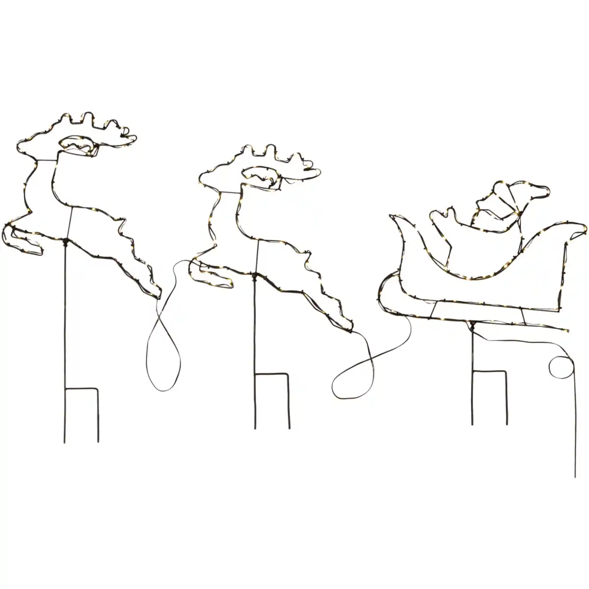 Bild 1 von LED-Stecker mit Schlitten und Rentieren