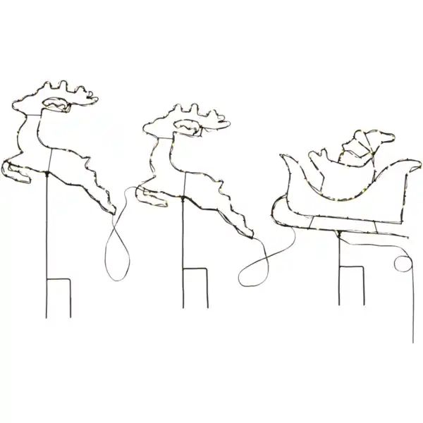 Bild 1 von LED-Stecker mit Schlitten und Rentieren