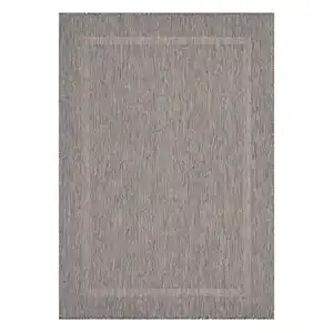 Flachwebeteppich Relax Grau ca. 80x150cm, Grau