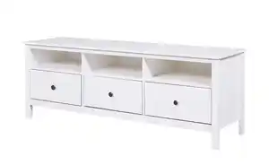 Lowboard aus Massivholz  ¦ weiß ¦ Maße (cm): B: 160 H: 57 T: 45.0 Kommoden & Sideboards > Lowboards - Möbel Kraft