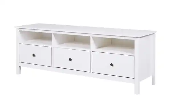 Bild 1 von Lowboard aus Massivholz  ¦ weiß ¦ Maße (cm): B: 160 H: 57 T: 45.0 Kommoden & Sideboards > Lowboards - Möbel Kraft