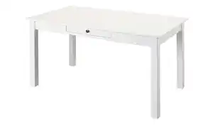 Esstisch aus Massivholz  ¦ weiß ¦ Maße (cm): B: 80 H: 76 Tische > Esstische - Möbel Kraft