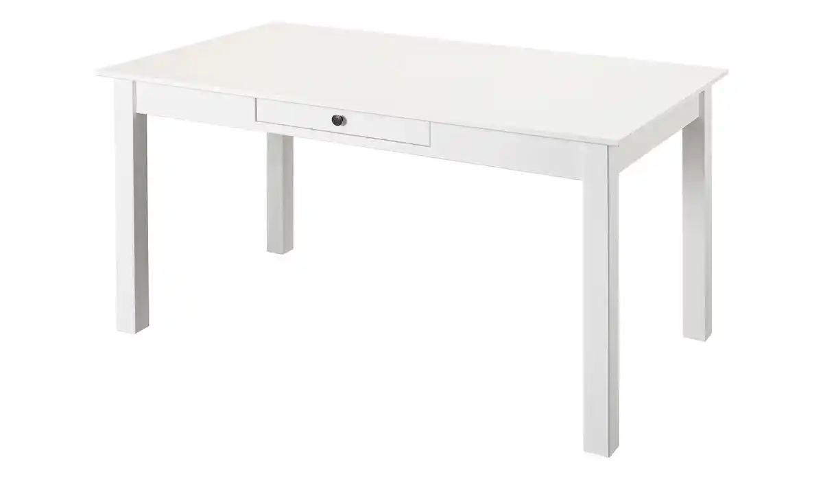 Bild 1 von Esstisch aus Massivholz  ¦ weiß ¦ Maße (cm): B: 80 H: 76 Tische > Esstische - Möbel Kraft