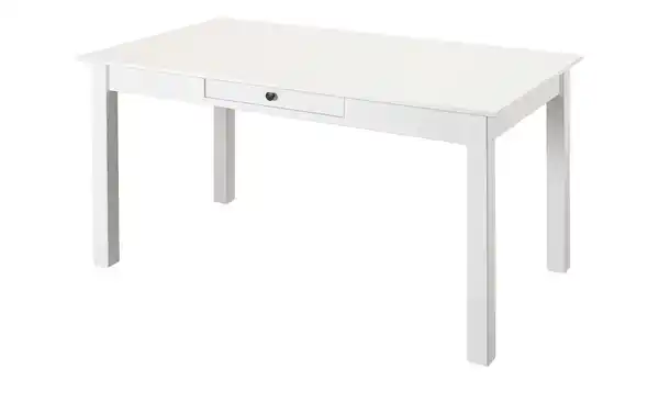 Bild 1 von Esstisch aus Massivholz  ¦ weiß ¦ Maße (cm): B: 80 H: 76 Tische > Esstische - Möbel Kraft