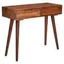 Bild 1 von Mid.you Konsolentisch, Sheesham, Holz, Sheesham, massiv, 2 Schubladen, rechteckig, konisch, 36x76x90 cm, Stauraum, einfacher Aufbau, Wohnzimmer, Wohnzimmertische, Konsolentische