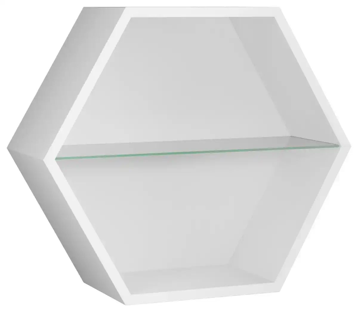 Bild 1 von Wandregal Edge Weiß, Weiß