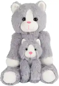 KIDLAND® Plüschtier-Katze mit Baby