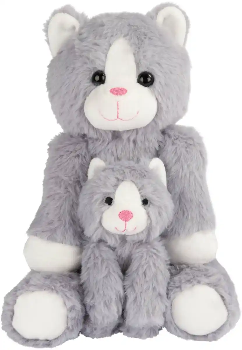 Bild 1 von KIDLAND® Plüschtier-Katze mit Baby