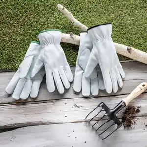 Powertec Garden Winter-Ziegenlederhandschuhe
