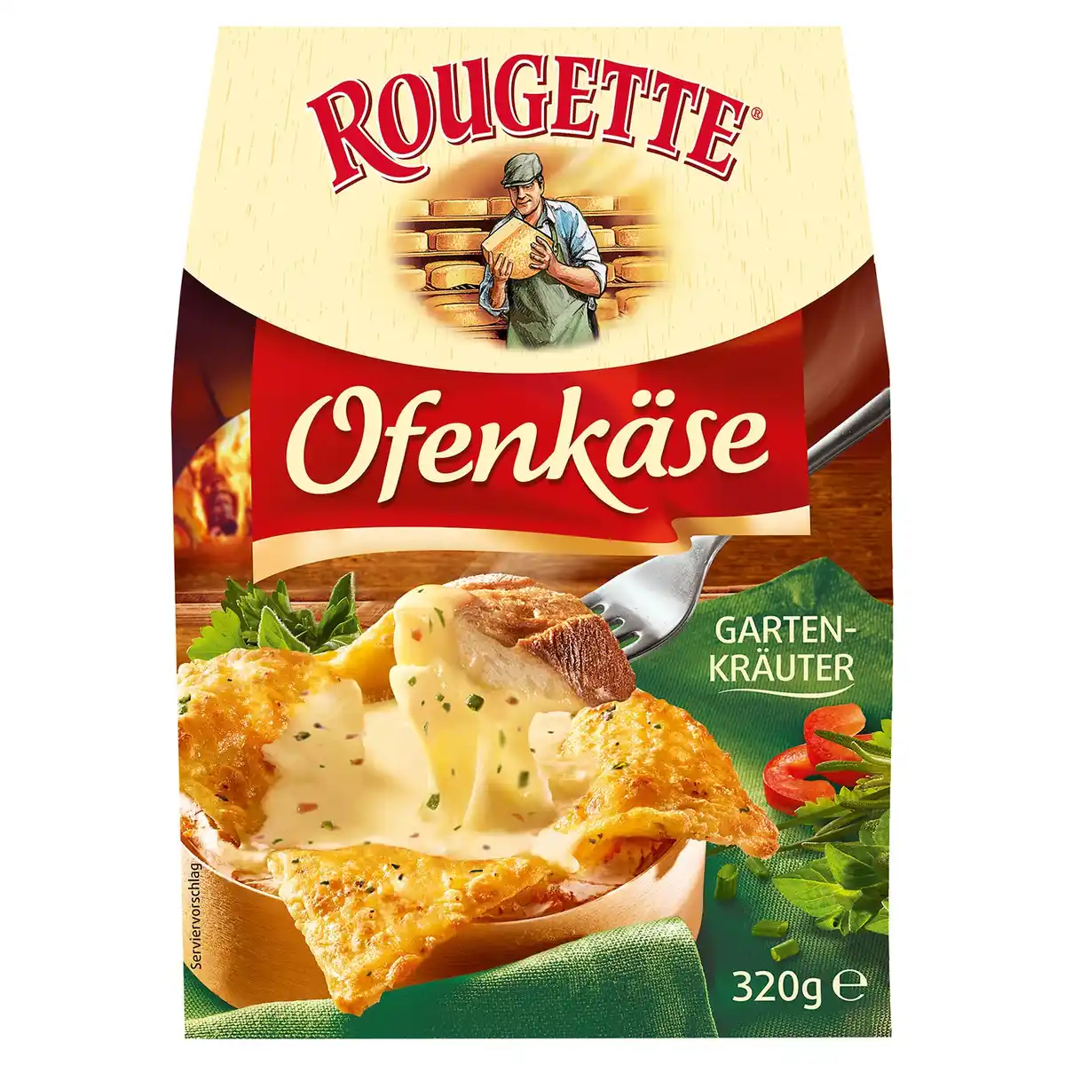 Bild 1 von ROUGETTE Ofenkäse, Kräuter