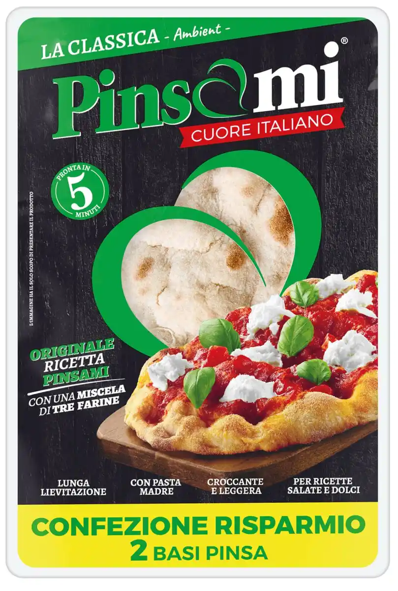 Bild 1 von PINSAMI Pinsa La Classica, 2 St. = 460-g-Packg.