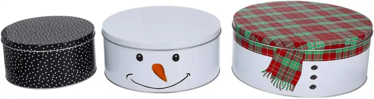 Bild 1 von SPICE&SOUL® Keksdosen-Set »Schneemann«, 3-teilig