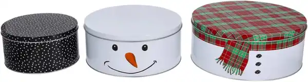 Bild 1 von SPICE&SOUL® Keksdosen-Set »Schneemann«, 3-teilig