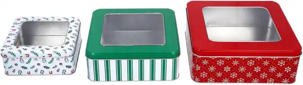 Bild 1 von SPICE&SOUL® Keksdosen-Set quadratisch, 3-teilig