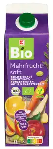 K-BIO Bio-Mehrfruchtsaft oder -Birnensaft, 1-l-Packg.