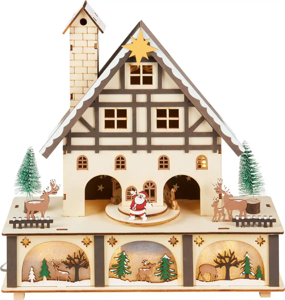 Bild 1 von LIV&BO® LED-Dekohaus mit Stern